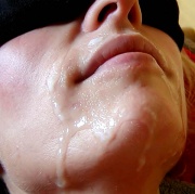 Example: Krista's freshly fucked mouth