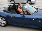 A typical scene along the VW Superhighway. Nikki&nbsp;;)~ heading to work.
