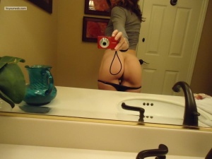 Same girl with naked ass