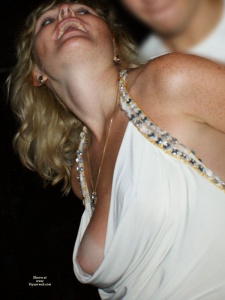 Nipple Slip on dance floor