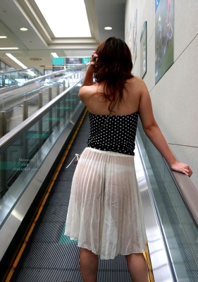 A typical example of See Through Voyeurism