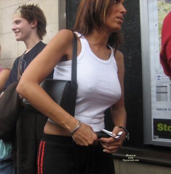 Poking nipples with areolas