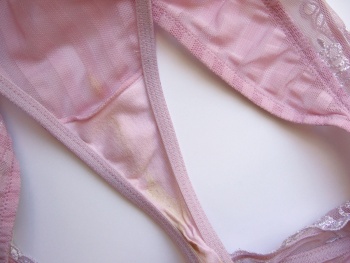 used panties with stains of pussy juice