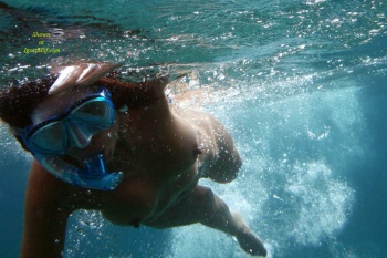 Naked Snorkeling