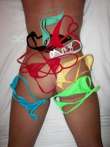 an assortment of thongs