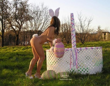 BiKate as a sexy Easter Bunny