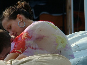 A transparent top subject to voyeurism