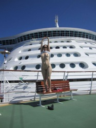 Whether or not it is a nude cruise, getting naked with the salt water in the air is refreshing.